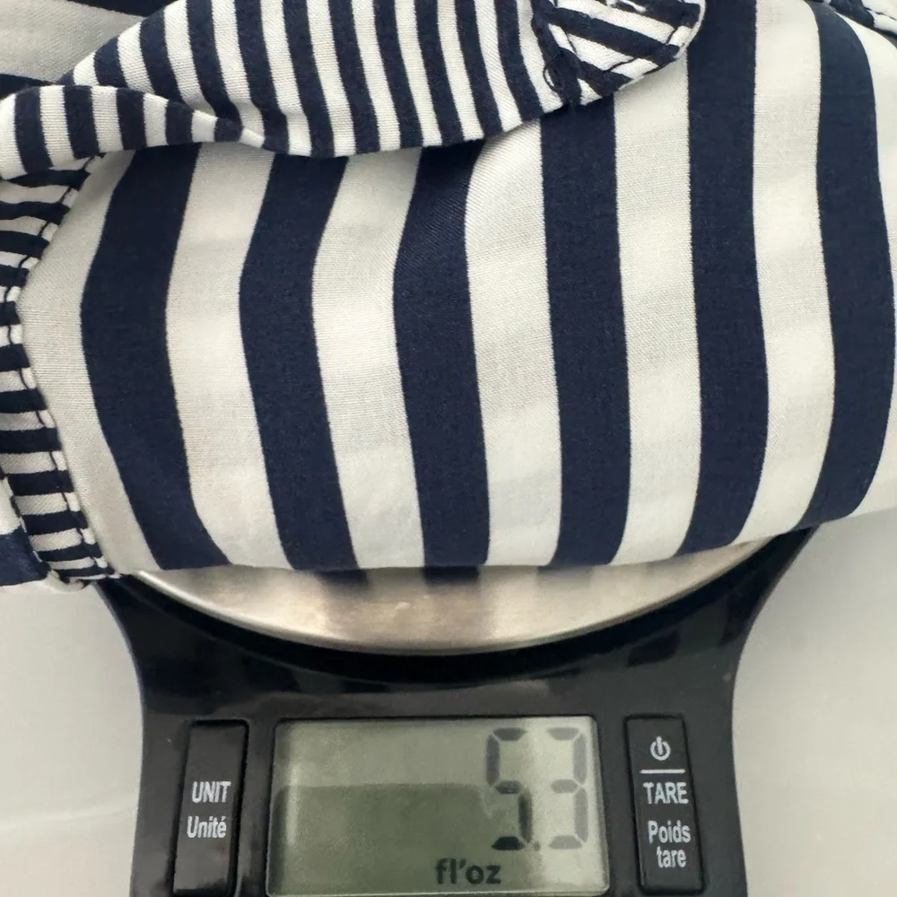 Jane + Delancey Blue and White Striped Shirt US M